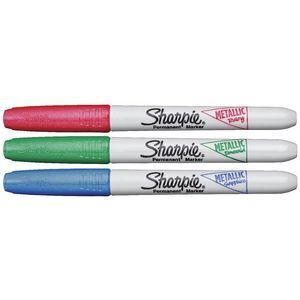 SP- MARKER SHARPIE METALLIC PERM FINE RUBY/EMLD/SAPH PK3