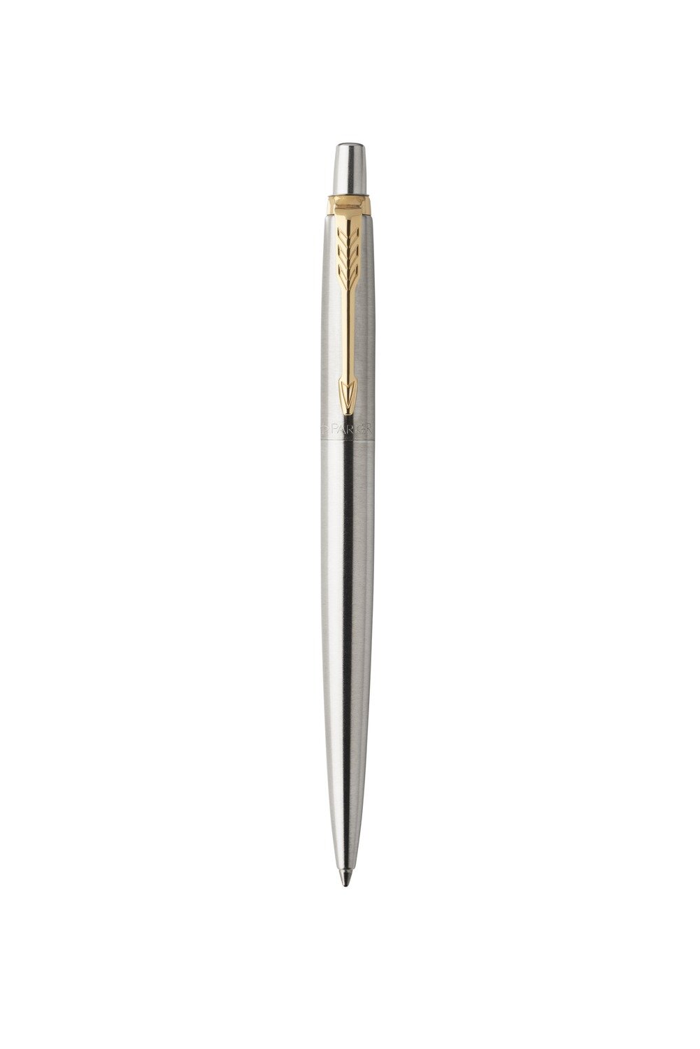PEN PARKER JOTTER BALLPOINT STAINLESS STEEL GOLD TRIM