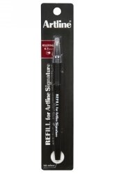 PEN REFILL ARTLINE SIGNATURE ROLLER BALL RED