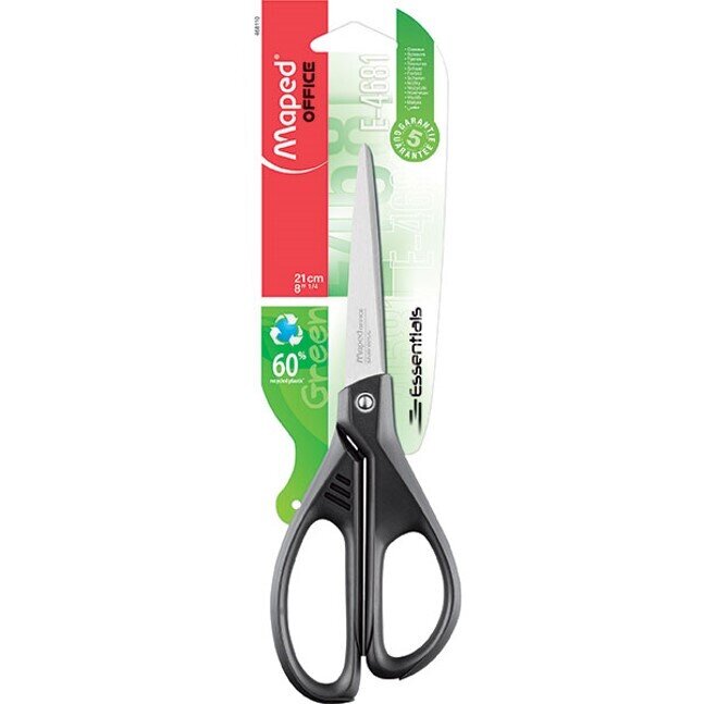 SCISSORS MAPED 21CM ESSENTIAL GREEN HS