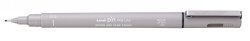 PEN UNI PIN 0.5MM FINELINER LIGHT GREY