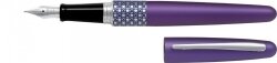SP- PEN PILOT MEDIUM MR3 FOUNTAIN ELLIPSE VIOLET BARREL BLACK INK