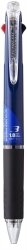 PEN UNI 1.0MM JETSTREAM SXE RETRACT 3 COLOURS NAVY BARREL