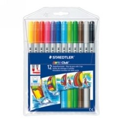 PEN STAEDTLER FIBRE NORIS CLUB 2 TIPS WLT12