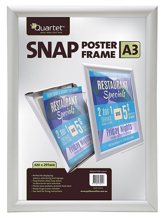 SP- POSTER FRAME QUARTET A3 25MM INSTANT
