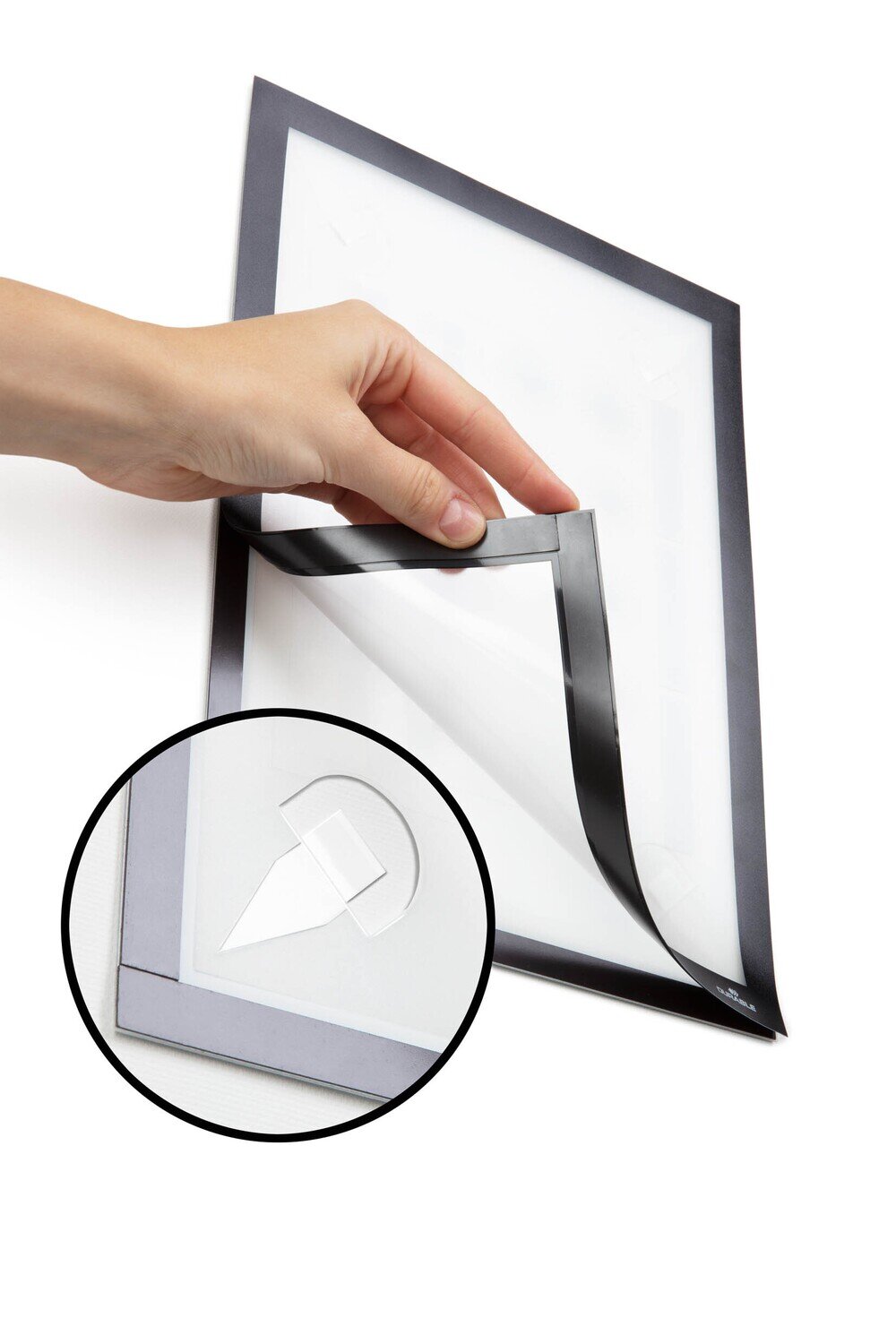 SP- WALL PAPER DURABLE A4 DURAFRAME REMOVABLE BLACK