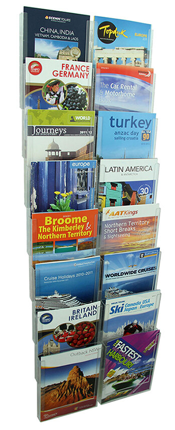 SP- HOLDER ESSELTE A4 CLIPLOCK BROCHURE 8T-16 COM