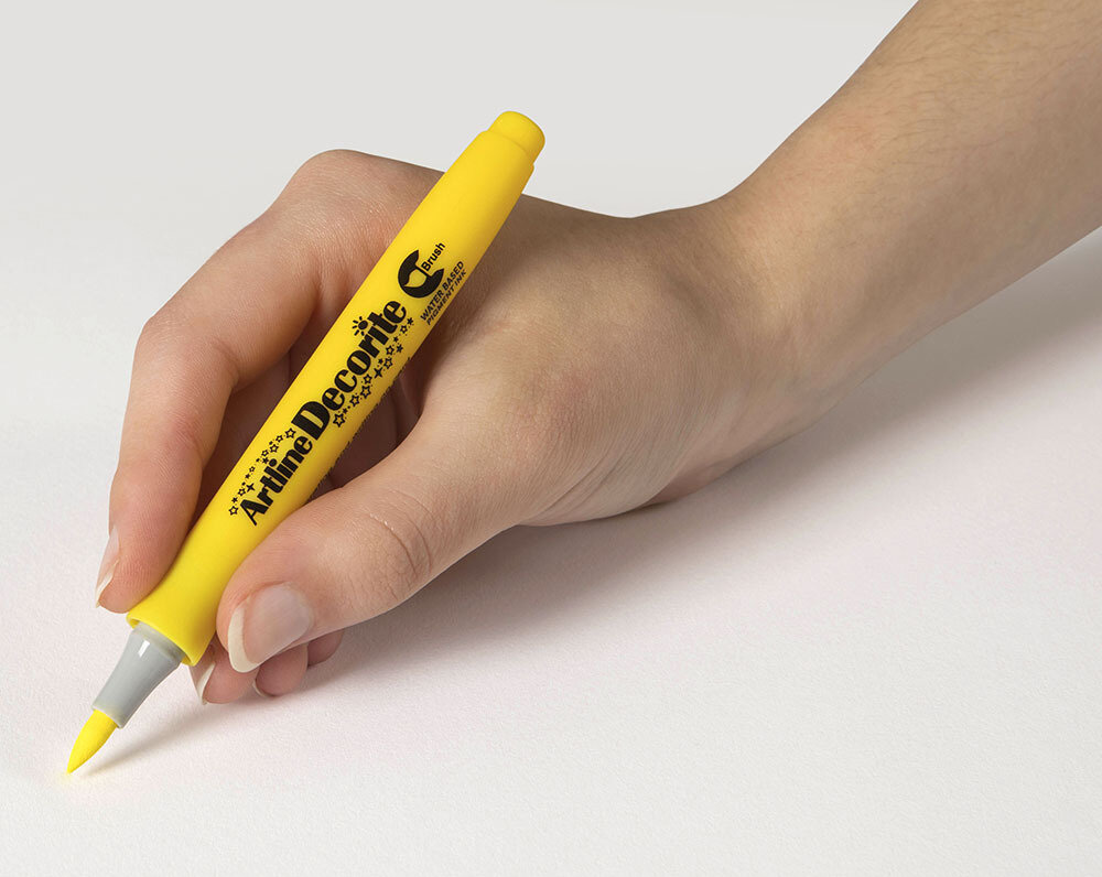 SP- DECORITE ARTLINE STANDARD BRUSH YELLOW