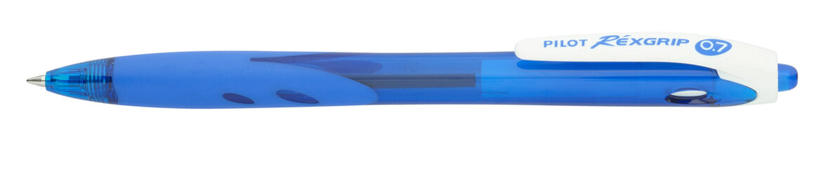 PEN PILOT BEGREEN REXGRIP 0.7MM FINE RETRACTABLE BALLPOINT BLUE