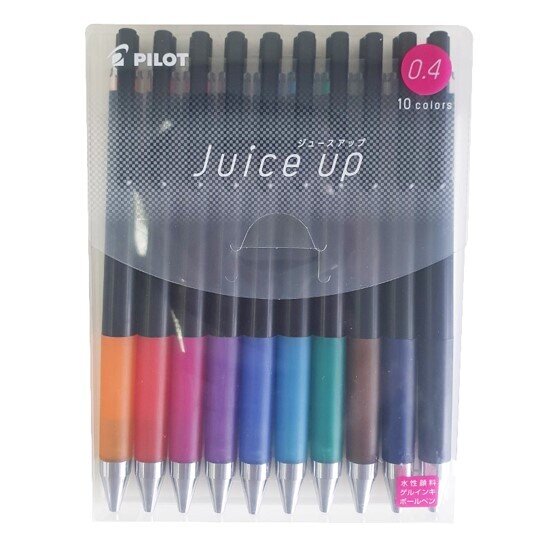 PEN PILOT JUICE UP 0.2MM SYNERGY TIP GEL RETRACTABLE ASST WLT 10