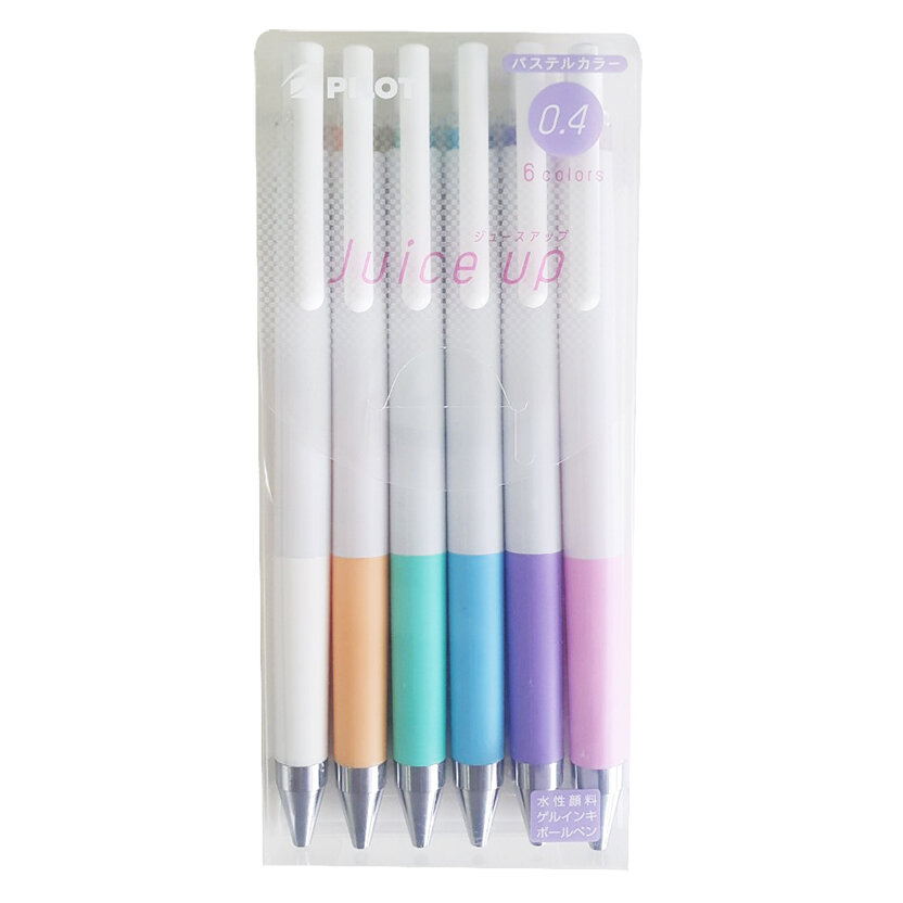 PEN PILOT JUICE UP 0.2MM SYNERGY TIP GEL RETRACTABLE ASSORTED WLT 6