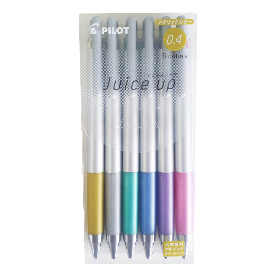 PEN PILOT JUICE UP 0.2MM SYNERGY TIP GEL RETRACTABLE ASSORTED WLT 6