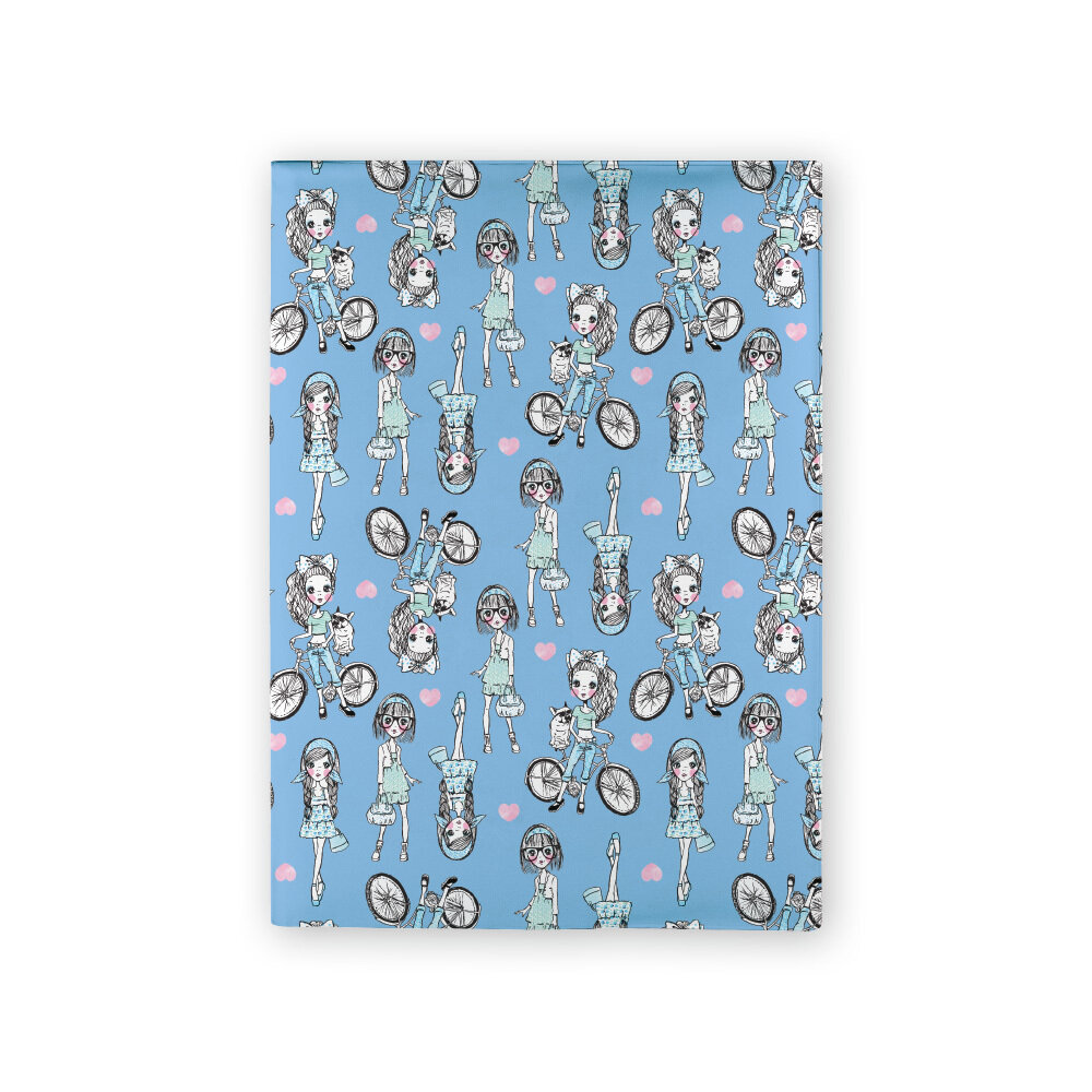 BOOK SLEEVES SCHOOL BUZZ SCRAP BOOK BF4E ASSORTED PK6