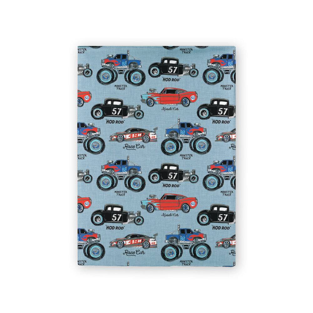 BOOK SLEEVES SCHOOL BUZZ SCRAP BOOK CARS ASSORTED PK6
