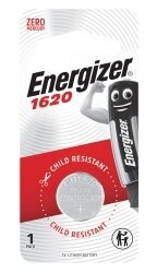 BATTERY ENERGIZER CAL/WATCH/GAMES #CR1620BP1 3V