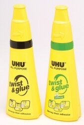 SP - GLUE UHU TWIST & GLUE SOLVENT FREE 35ML CRD