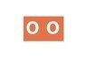 LABELS COLOUR CODING AVERY 25X38MM O SIDE TAB ORANGE PK180