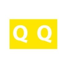 SP- LABELS COLOUR CODING AVERY 25X38MM Q SIDE TAB YELLOW PK180