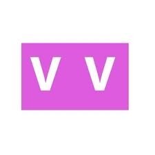 LABELS COLOUR CODING AVERY 25X38MM V SIDE TAB MAUVE PK180