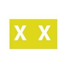 LABELS COLOUR CODING AVERY 25X38MM X SIDE TAB MUSTARD PK180