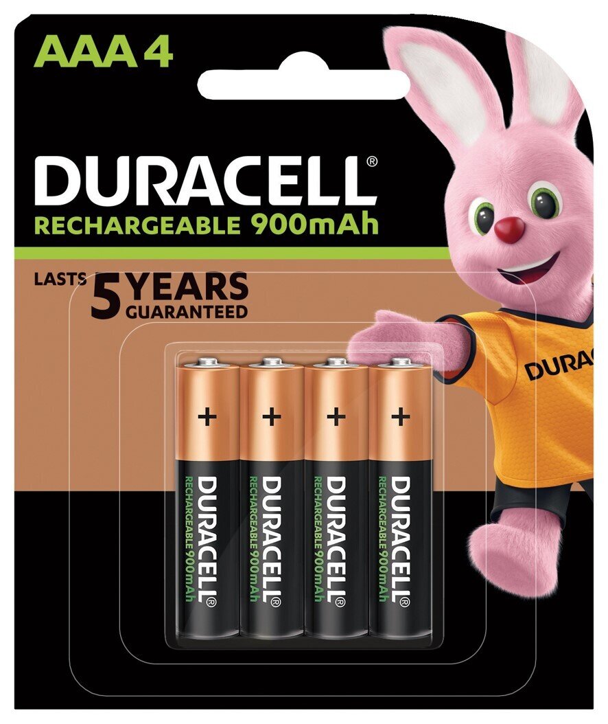 BATTERY DURACELL NIMH RECHARGEABLE 800 AAA4