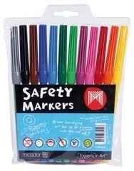 MARKER MICADOR DRY SAFE ASST WLT12