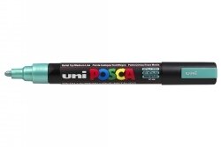 MARKER UNI POSCA PC5M BULLET TIP METALLIC GREEN