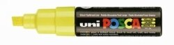 MARKER UNI POSCA PC8K CHISEL TIP YELLOW