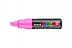 MARKER UNI POSCA PC8K CHISEL TIP PINK