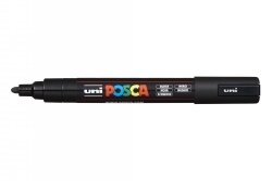 MARKER UNI POSCA PC5M BULLET TIP BLACK