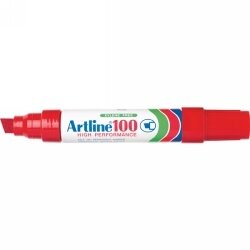 MARKER ARTLINE 100 EXTRA BROAD TIP RED