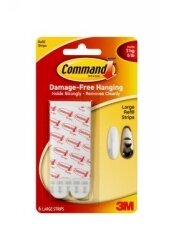 MOUNTING STRIP COMMAND LARGE 17023P PK6