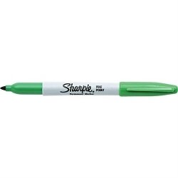 SP - MARKER SHARPIE PERMANENT FINE 1.0MM GREEN BX12