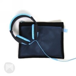 SP-HEADPHONES MCONNECTED OVER EAR SOUNDSTORM HEADPHONES W/REMOTE & MIC BLUE