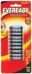 BATTERY EVEREADY AAA SUPER HEAVY DUTY PK10