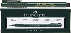 MARKER FABER-CASTELL FELT TIP FINE BLACK 1511 BX10