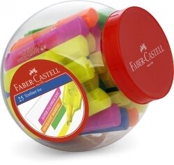 HIGHLIGHTER FABER-CASTELL TEXTLINER ASST JAR25
