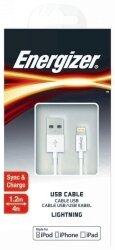 CABLE ENERGIZER 1.2M LIGHTNING WHITE