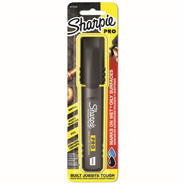 MARKER SHARPIE PRO CHISEL BLACK PK1