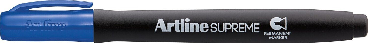 MARKER ARTLINE SUPREME PERMANENT 2-5MM CHISEL TIP BLUE