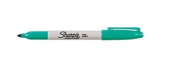SP - PERM MARKER FINE SHARPIE FINE AQUA