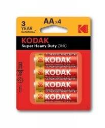 BATTERY KODAK AA SUPER HEAVY DUTY PK4