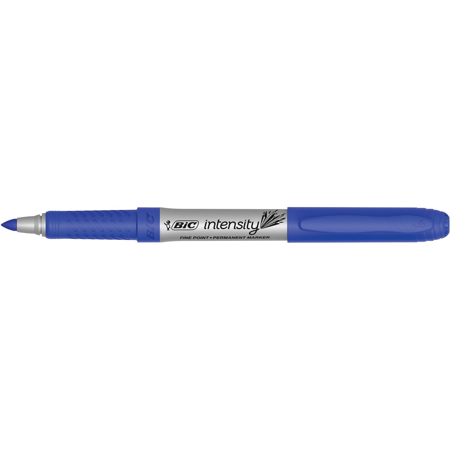 PERMANENT MARKER BIC INTENSITY 1.1MM FINE TIP BLUE PG BX12