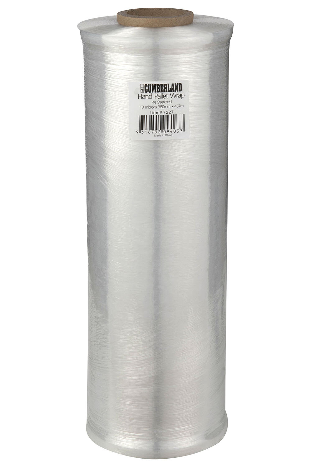 SP- PALLET WRAP CUMBERLAND 380MM X 457M PRE-STRETCHED CLEAR