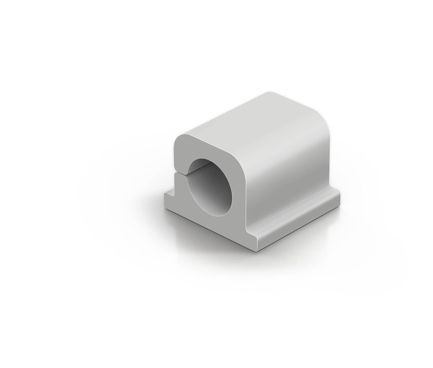 SP- CABLE CLIPS PRO DURABLE CAVOLINE SELF ADH 1 LARGE GREY PK6