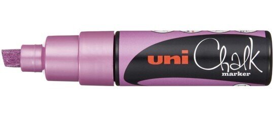 MARKER CHALK UNI 8MM TIP PWE-8K METALLIC VIOLET