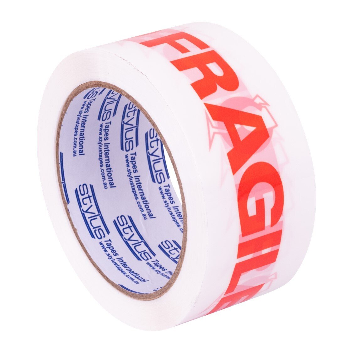 PACKAGING TAPE STYLUS 48MM X 66M FRAGILE RED/WHITE CTN36