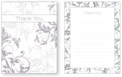 PAD THANK YOU SILVER LINEWORK