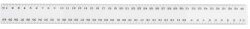 RULER MARBIG 40CM CLEAR PLASTIC