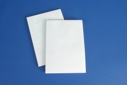 SP- SCRIBBLERS OLYMPIC A5 RULED BANK 100 LEAF